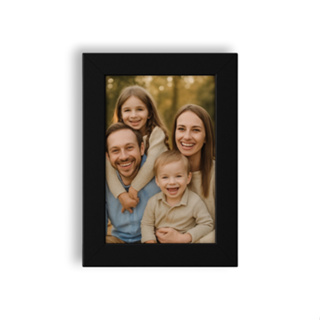 Porta Retrato 20x25cm Preto Com Vidro. em Oferta na Shopee