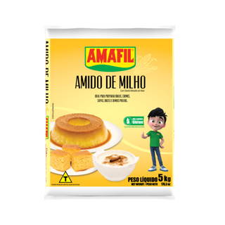 Amido De Milho Sem Glúten Amafil 5Kg em Oferta na Shopee