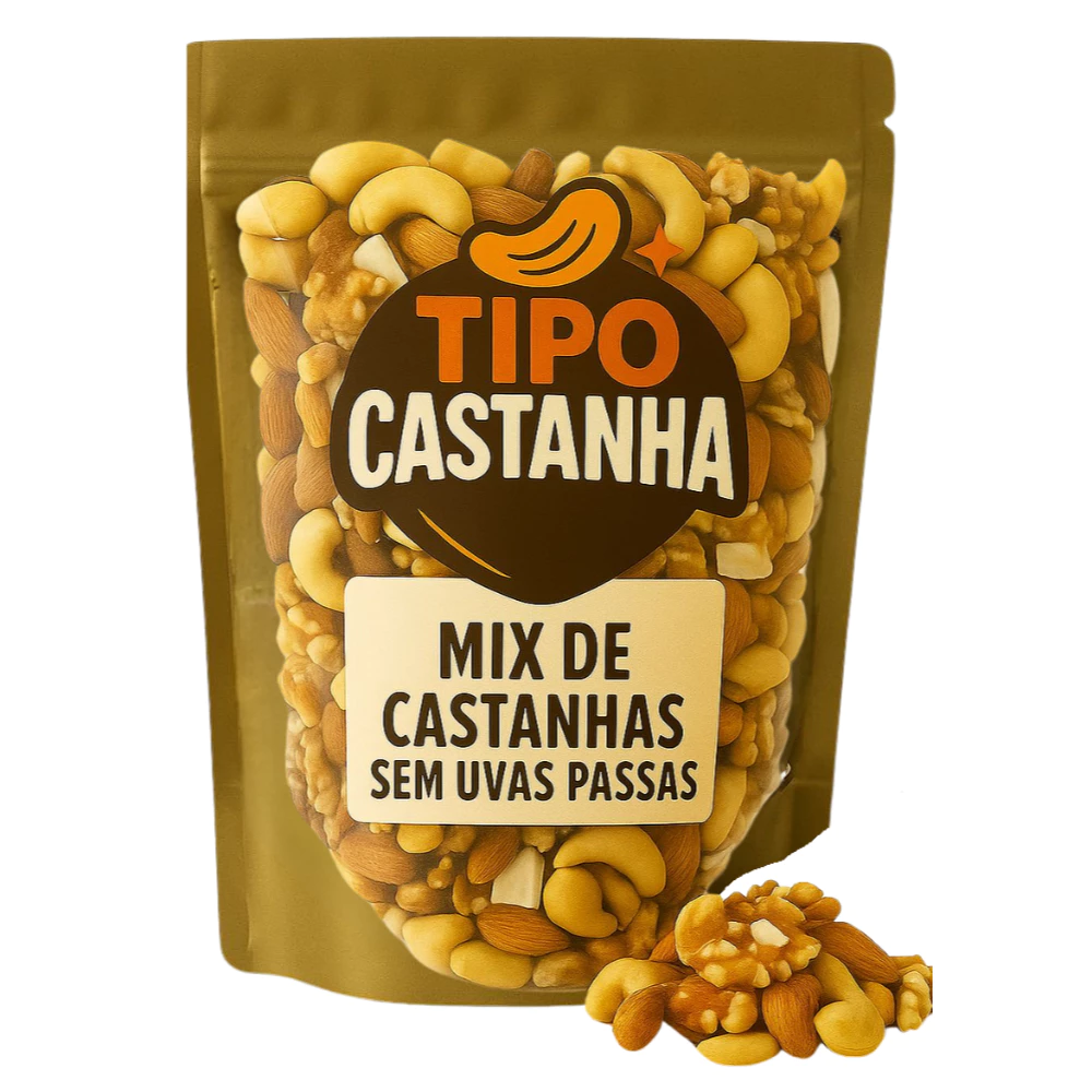 Mix de castanhas sem uva passa 2 QUILOS 1 QUILO 500 GRAMAS/CASTANHA DO PARA/CASTANHA DE CAJU/NOZES/AMÊNDOA — imagem 1