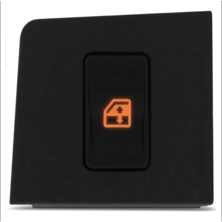 Botão Do Vidro Elétrico Fiat Uno Elba Premio Fiorino Simples Led Ambar 2002 Em Diante em Oferta na Shopee