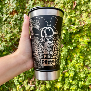 Copo Térmico CORINTHIANS ref Personalização em 360 Graus 473 ML Personalizado Time em Oferta na Shopee