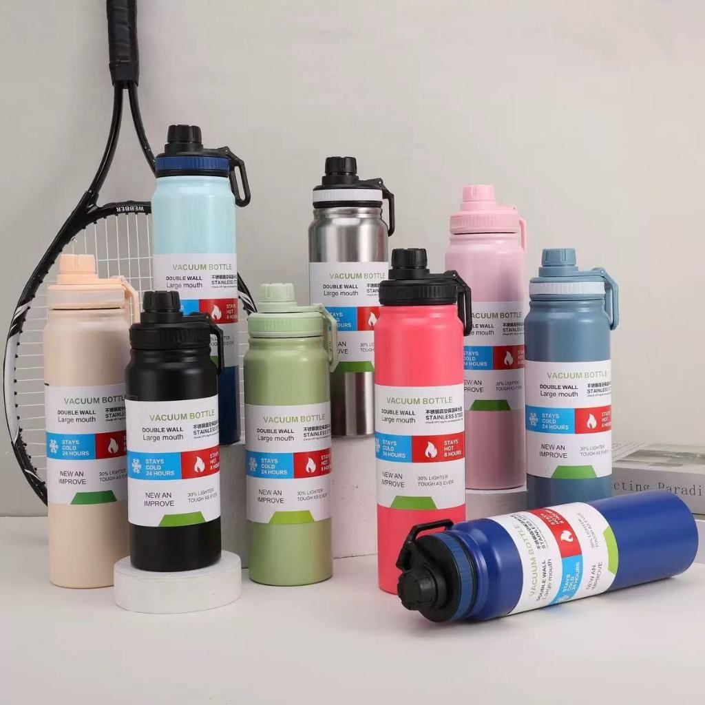 Garrafa Térmica 800ml garrafa espacial Quente & Frio Com Isolamento Térmico De Grande Capa...