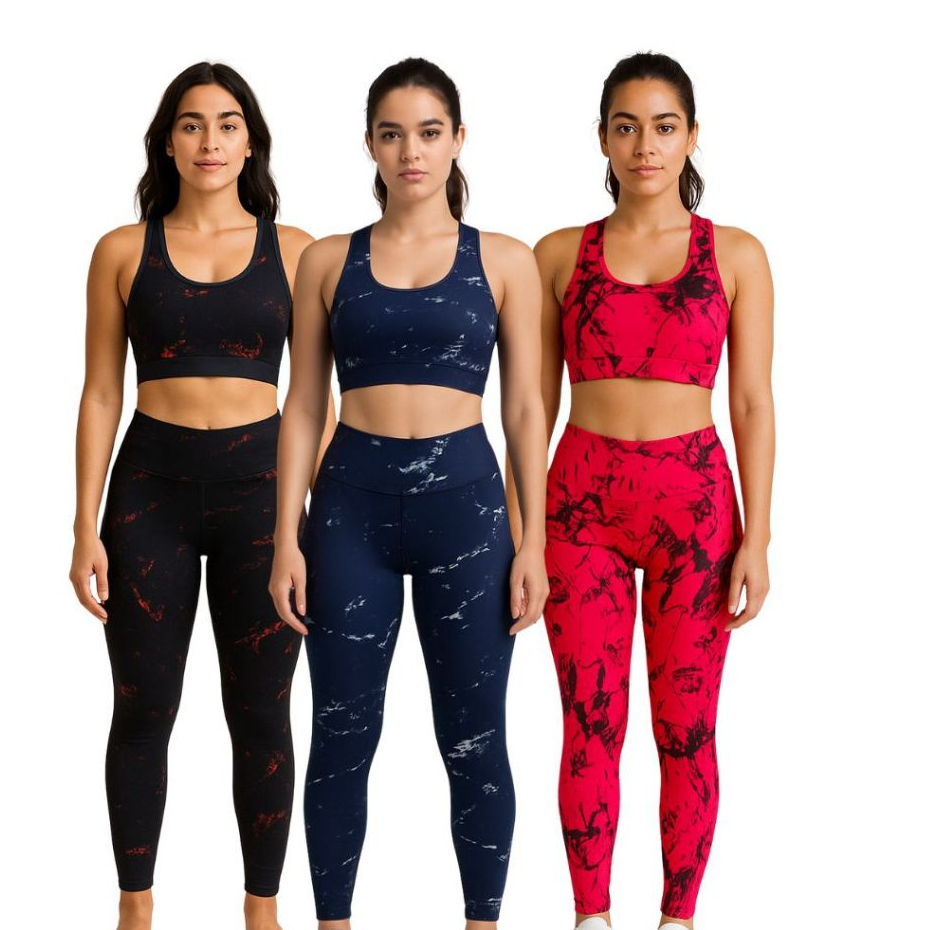 Conjunto Academia Feminino Fitness Para Treino Top e Calça Esporte Confortaveis
