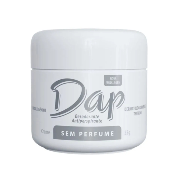 Desodorante Creme Median Dap Sem Perfume 55g em Oferta na Shopee
