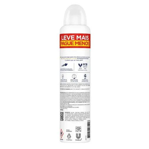 Detalhes do Desodorante Dove Invisible Dry Aerosol 250ml