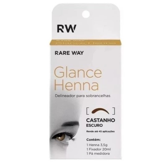 Henna Glance para Sobrancelha Rare Way