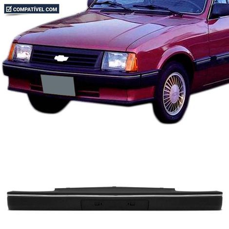 PARACHOQUE DIANTEIRO CHEVETTE 1987 1988 1989 1990 1991 1992 1993 1994 PRETO TEXTURIZADO COM FRISO CROMADO