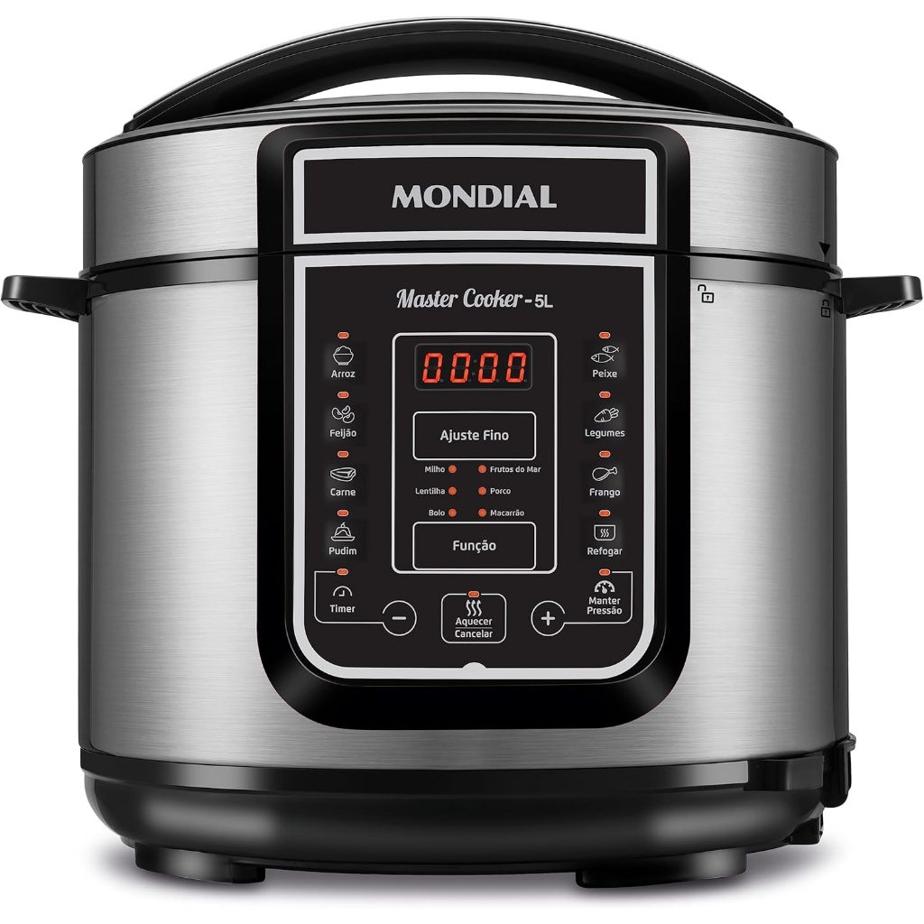 Panela de Pressão Elétrica Digital 5L, Mondial,220V - PE38