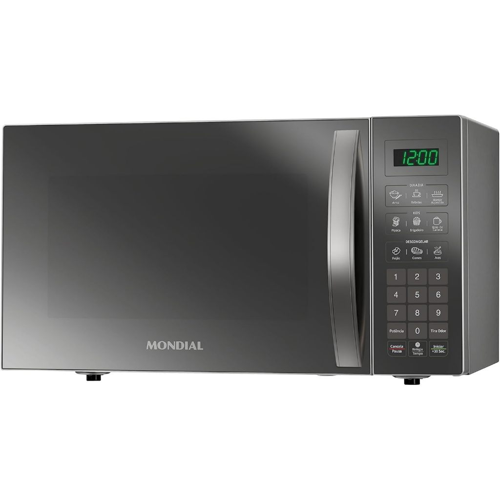 Micro-Ondas Mondial Espelhado 1400W - MO-02-34-E 110v