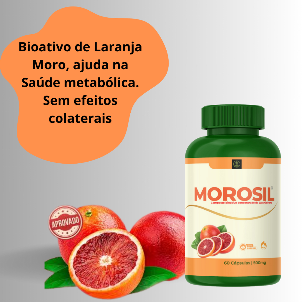 Morosil 100% Natural –  60 Cápsula de 500 mg  - Apoio à Saúde Metabólica