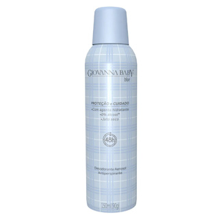 Desodorante Giovanna Baby Blue Sem Alumínio Aerosol 150ml em Oferta na Shopee