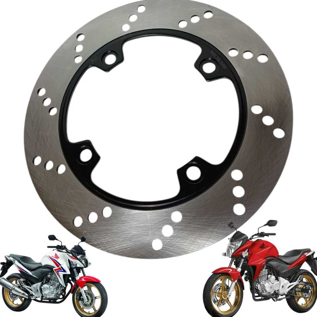 Disco de Freio Traseiro Cb 300 Para Freio Abs e Sem 2011 2012 2013 2014 2015