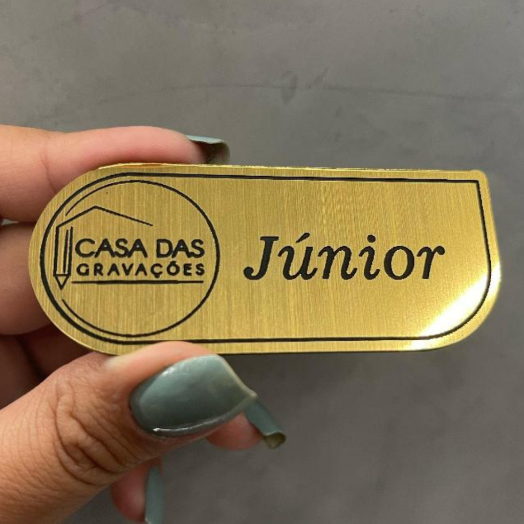 Broche Crachá Personalizado Magnético Profissional Luxo Imã Botton em Oferta na Shopee