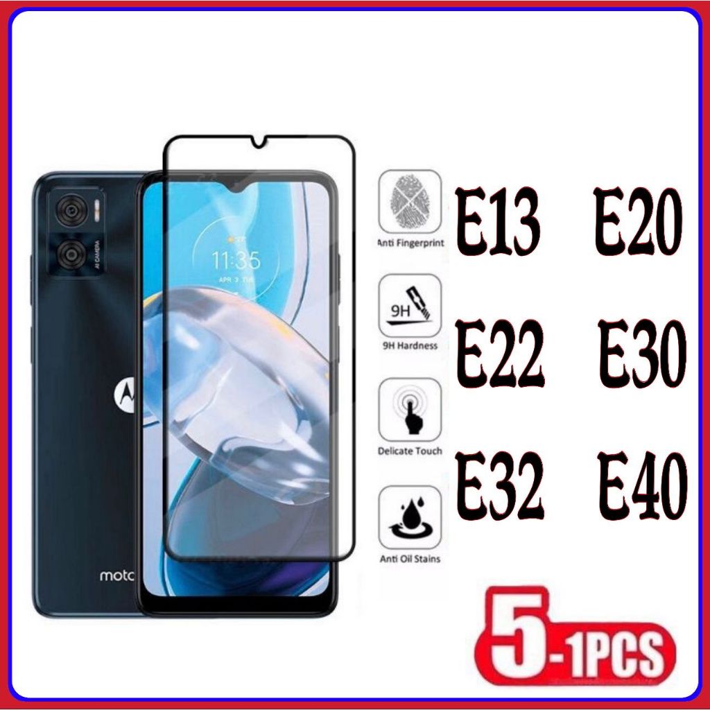 Película De Vidro 3D Para Moto E13 E20 E22 E30 E40 E32 em Oferta na Shopee