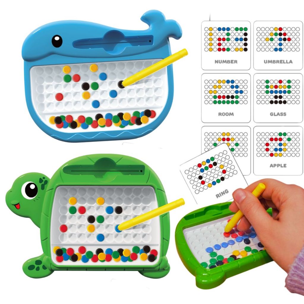 Lousa Mágica Caneta Magnetica Infantil Autismo Terapia Mini Prancheta Educativa Cartelas Figuras e Desenhos em Oferta na Shopee