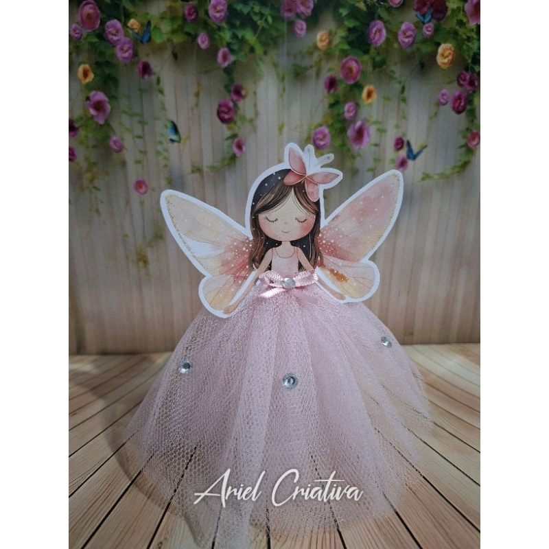 Kit 10 Tubetes fada com saia de tule em Oferta na Shopee