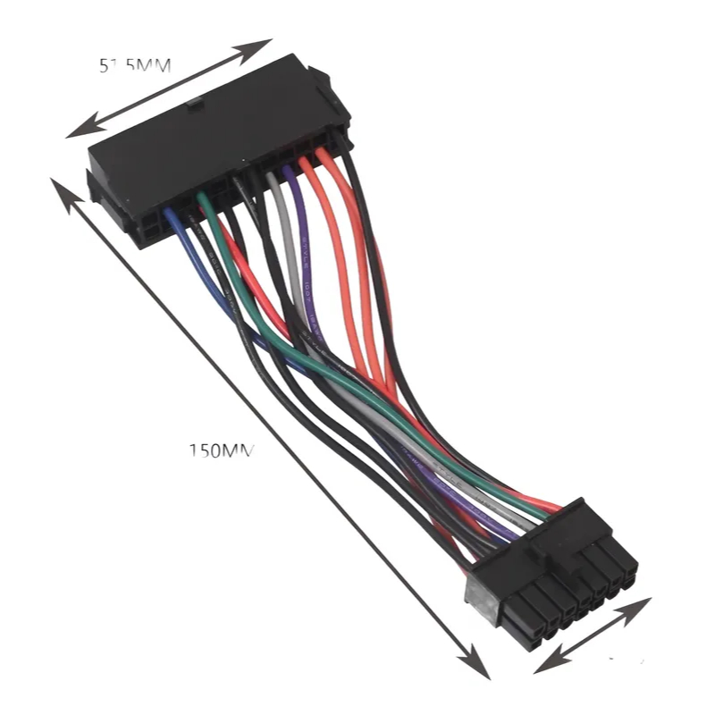 Cabo Adaptador 24 P/ 14 Pinos 10 Cm P/ Lenovo para Fonte Atx