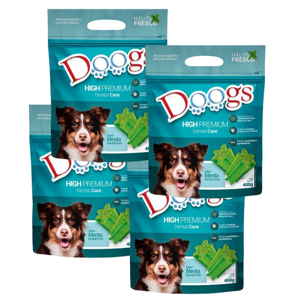 Petisco Pet Bifinhos Dental Care High Premium Snacks Cães 400g - Auxilia na higiene bucal do seu dog