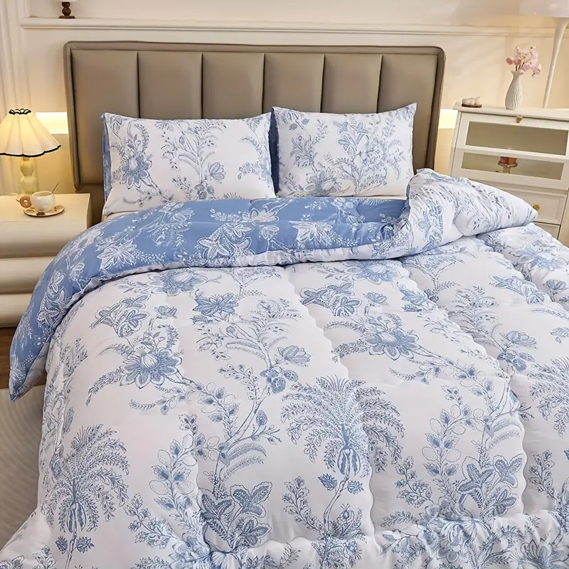 Edredon Avulso Casal Padrão Dupla Face 2,20x2,00m em Poliéster Diversas Cores em Oferta na Shopee