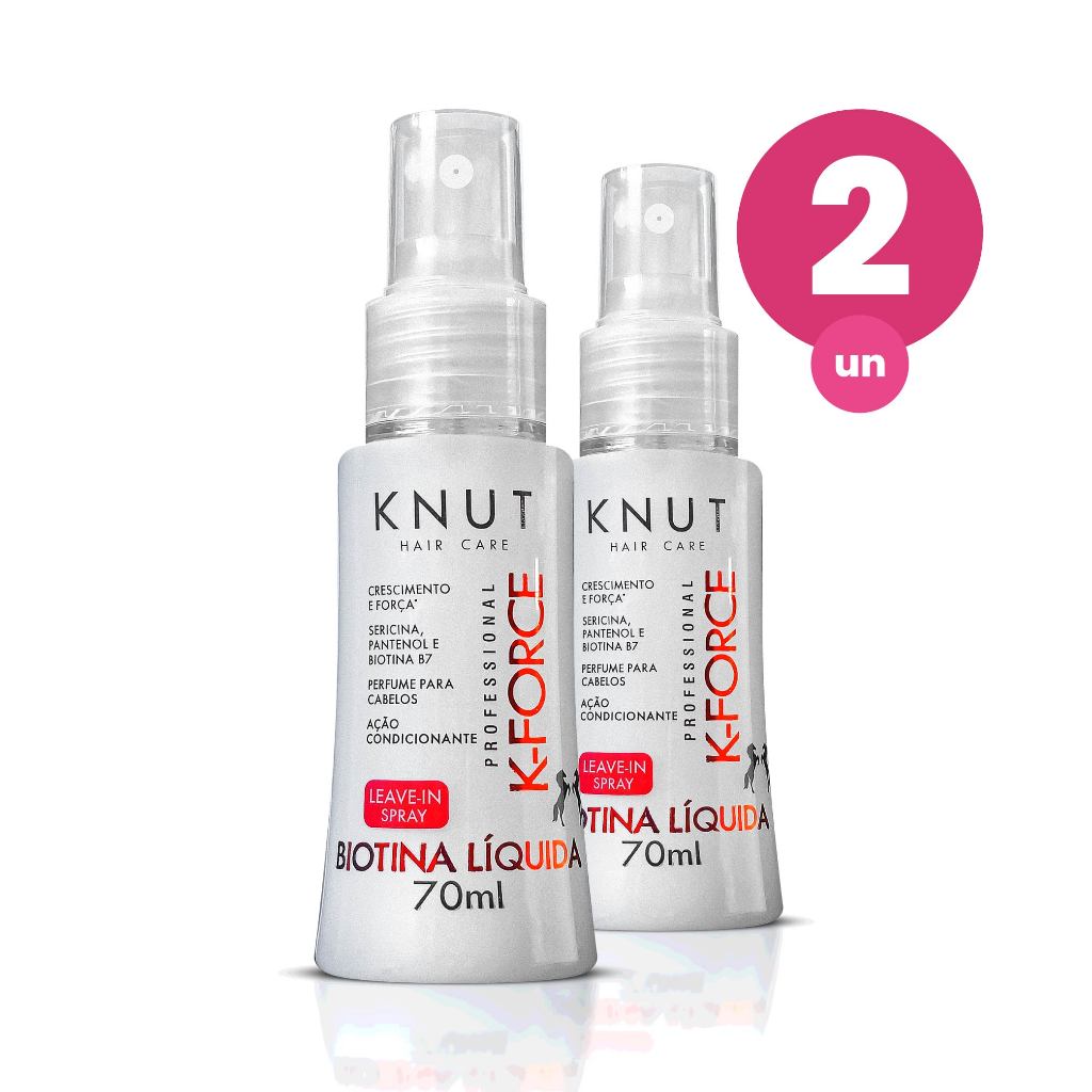 Kit 2 Leave-In Spray Knut K-Force 70ml