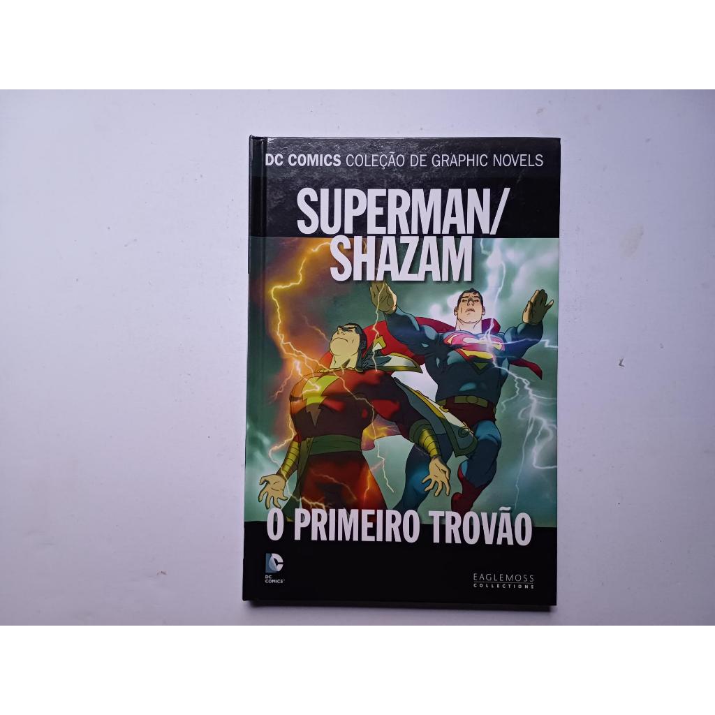 Eaglemoss DC Comics Coleção de Graphic Novels Vol 70 Superman / Shazam - O Primeiro Trovão