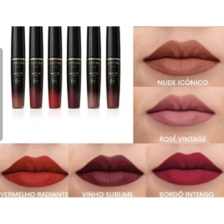 Lançamento BATOM Líquido Glam Matte Tint 4g Eudora em Oferta na Shopee