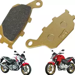 Pastilha de Freio Com Abs Cb 300 2010 a 2015 Hornet 2008 a 2015 Bandit 650 2007 2008 2009 Traseira