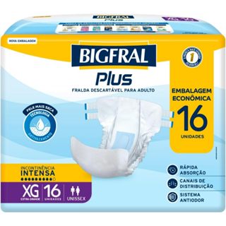 Bigfral Plus Regular Econômica Xg Com 16 Unidades em Oferta na Shopee