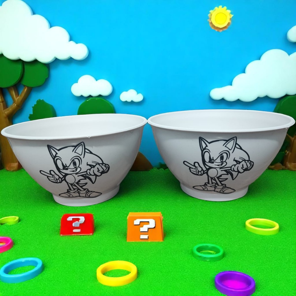 Kit 15 Cumbucas 400ml S0nic interativo colorir infantil dia das crianças mágico plástico brinquedos em Oferta na Shopee