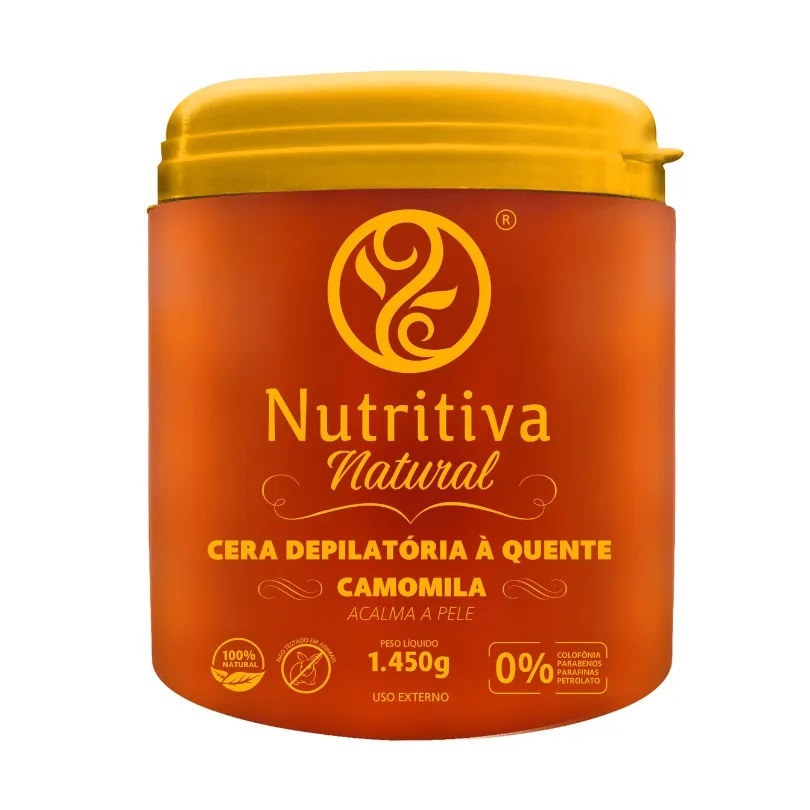 Cera Depilatória Nutritiva Natural De Camomila