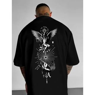 Camiseta Algodão Adulto, Infantil e Plus Size Anjo Caido Guerra Streetwear Moda Premium em Oferta na Shopee
