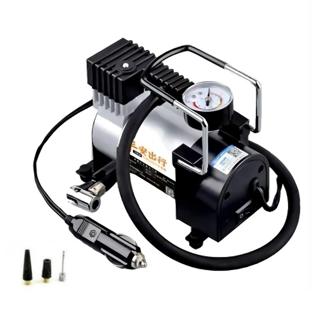 Mini Compressor De Ar Veicular Profissional Portátil Pneu Automotivo 12V em Oferta na Shopee