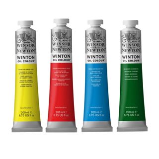 Tinta Óleo Winton Winsor & Newton 200ml – Alta Qualidade p/ Pintura Artística em Tela e Estudo em Oferta na Shopee
