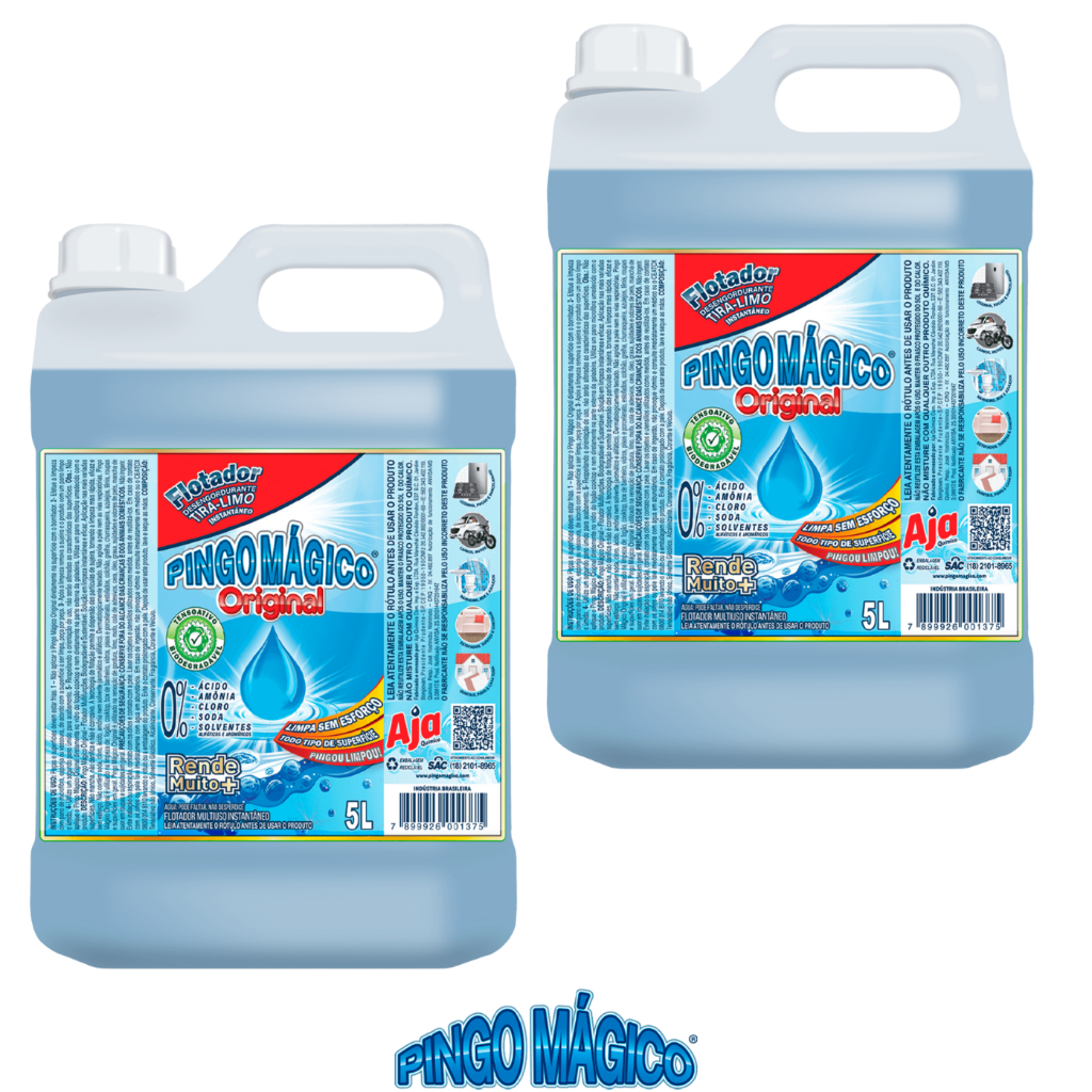 Kit 2 Pingo Mágico Original 5 L Refil em Oferta na Shopee