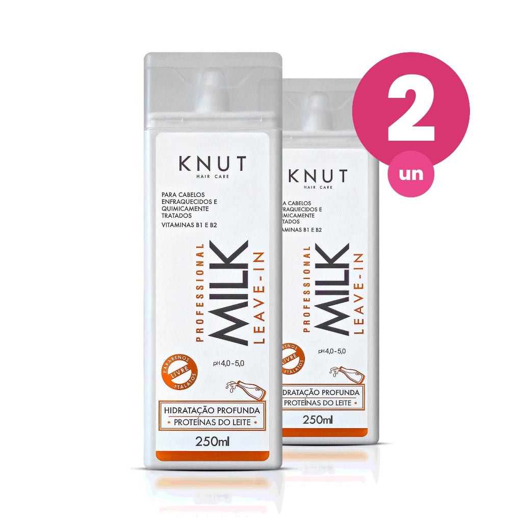 Kit 2 Leave-In Knut Milk 250ml em Oferta na Shopee