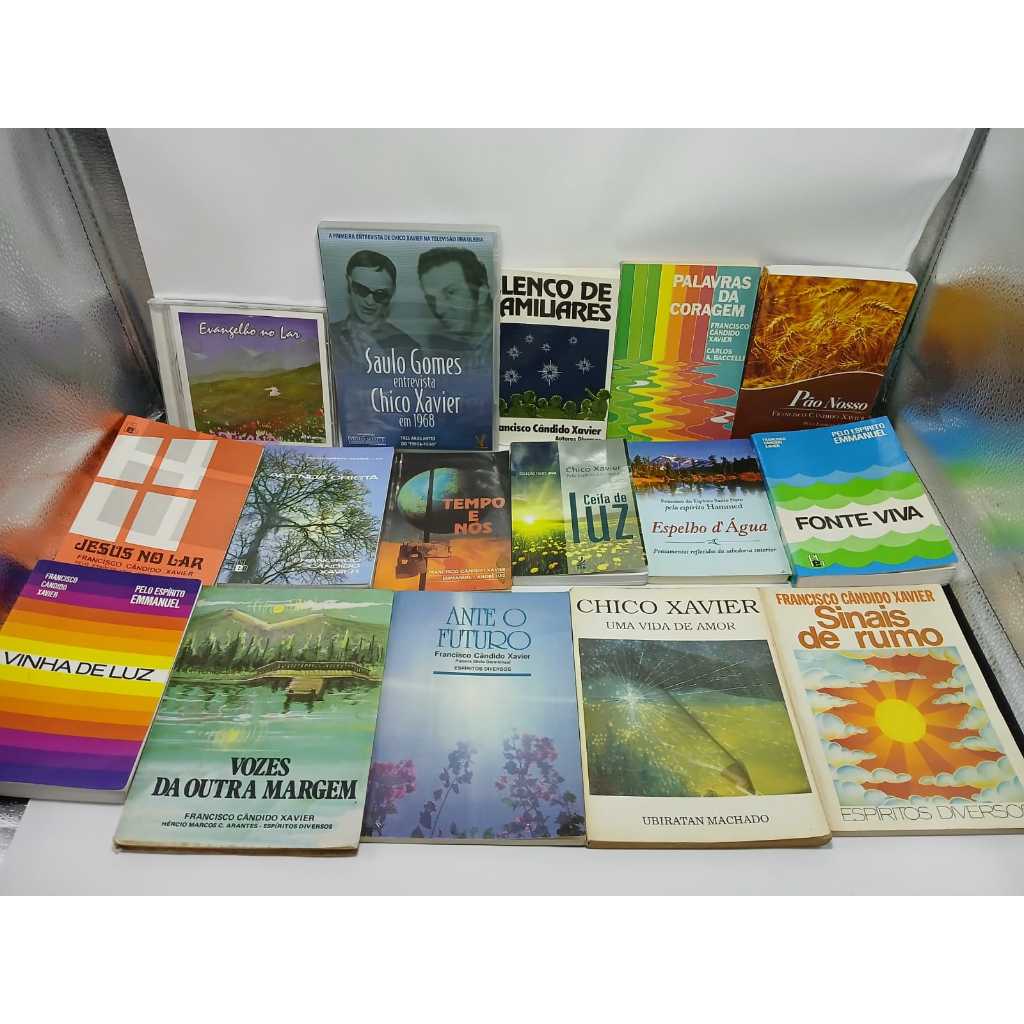 Coleção Chico Xavier CDs DVDs Livros e Edições de Bolso em Oferta na Shopee