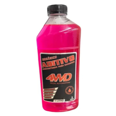 Aditivo Radiador Orgânico Concentrado 1L ROSA 4WD 0001 em Oferta na Shopee
