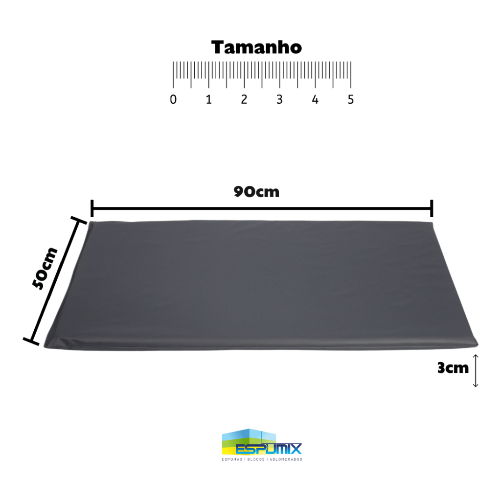 Colchonete Exercício 90x50cm Ginástica Treino Academia Basic Cor Azul em Oferta na Shopee