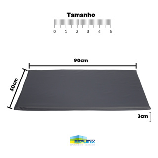 Colchonete Exercício 90x50cm Ginástica Treino Academia Basic Cor Azul em Oferta na Shopee