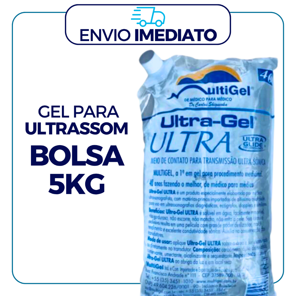 🩺 Gel para Ultrassom 5kg – MULTIGEL Original 🩺 Estetica em Oferta na Shopee