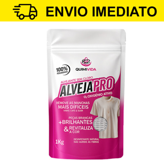 Alvejante removedor de manchas e amarelados de roupas 100% puro 1kg em Oferta na Shopee
