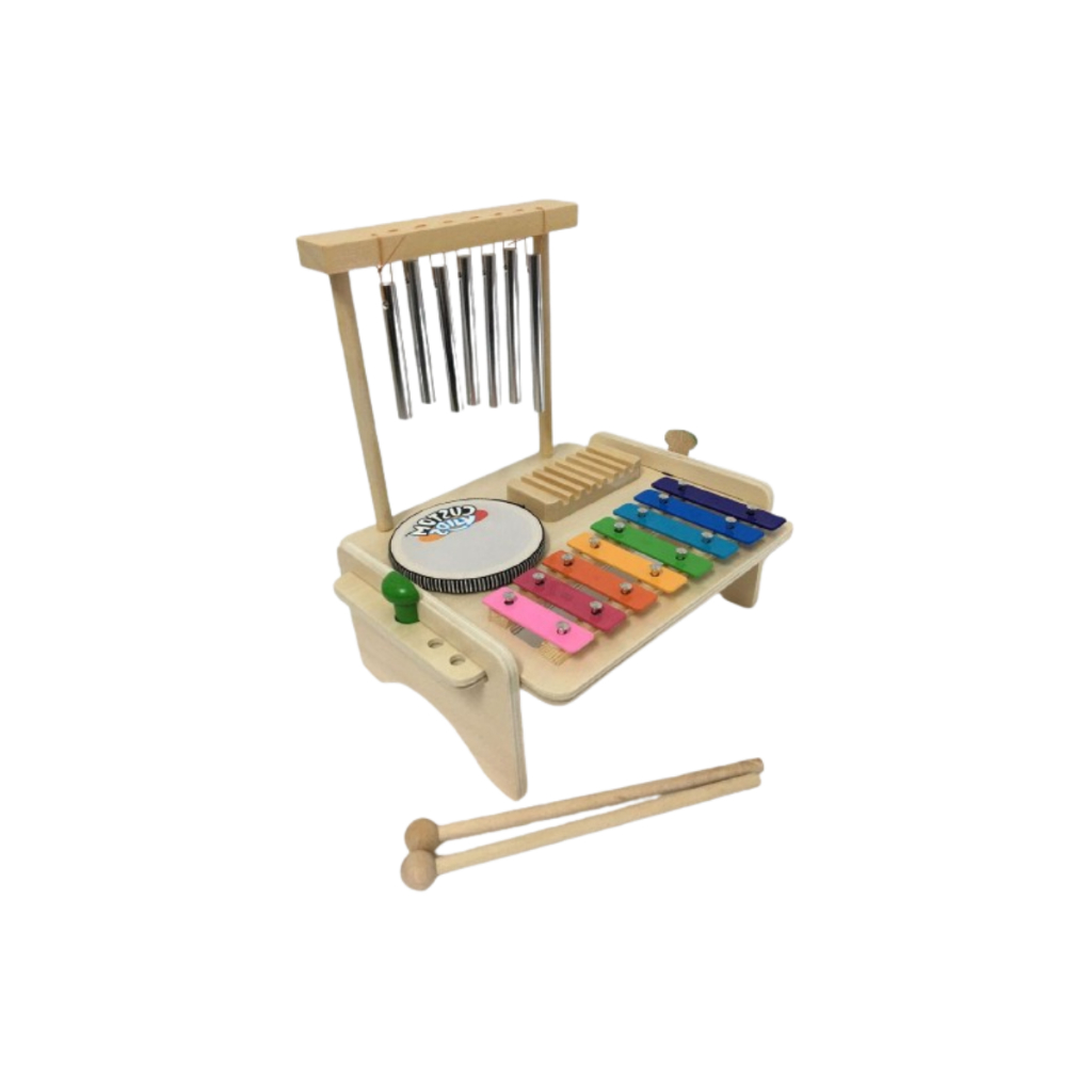 Brinquedo Banda Musical Pedagógico Custom Kids Educativo Montessori Creche Escola