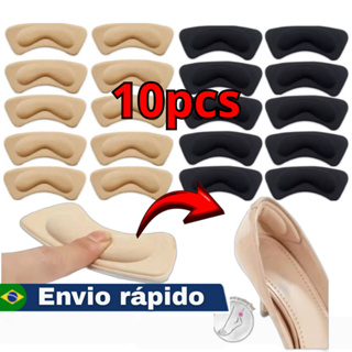 Kit 10 Unidades de Palmilha Ortopédica – Protetor de Calcanhar Adesivo que Evita Sapatos Pegando Atrás em Oferta na Shopee