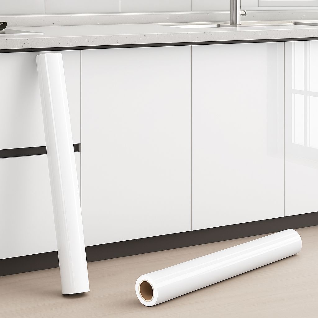 Papel Adesivo Branco Papel Contact Para Envelopamento de Guarda-Roupas e Móveis Fácil Aplicação em Oferta na Shopee