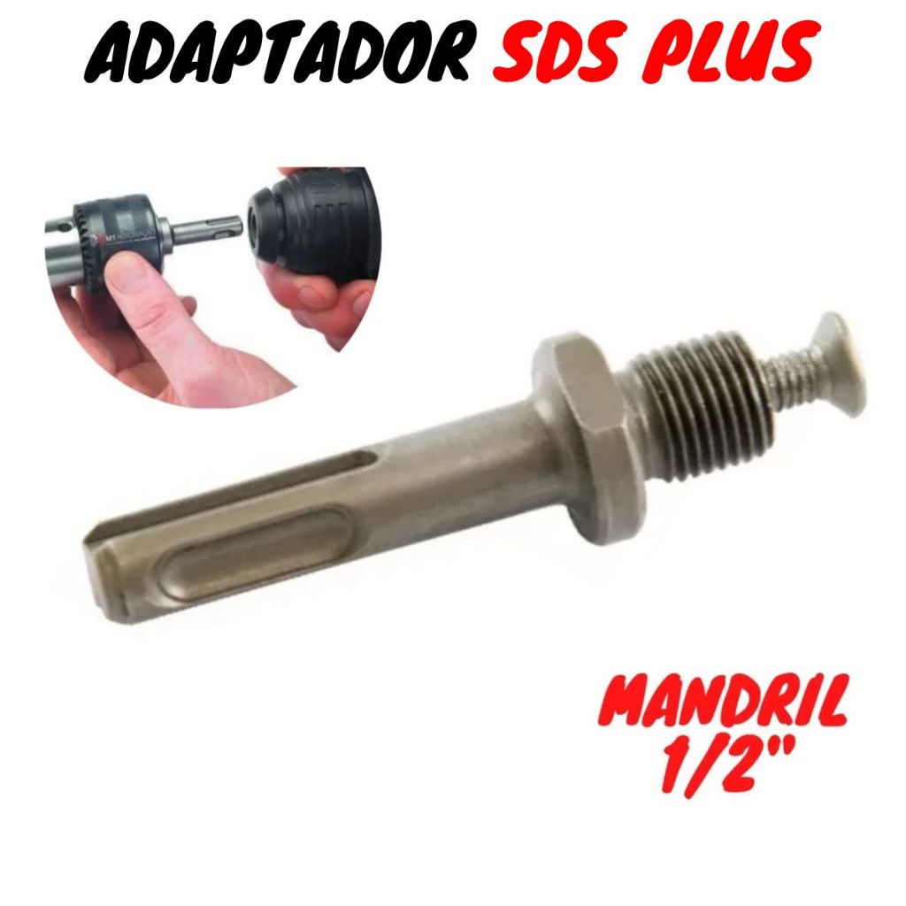 Adaptador SDS PLUS Mandril 1/2"