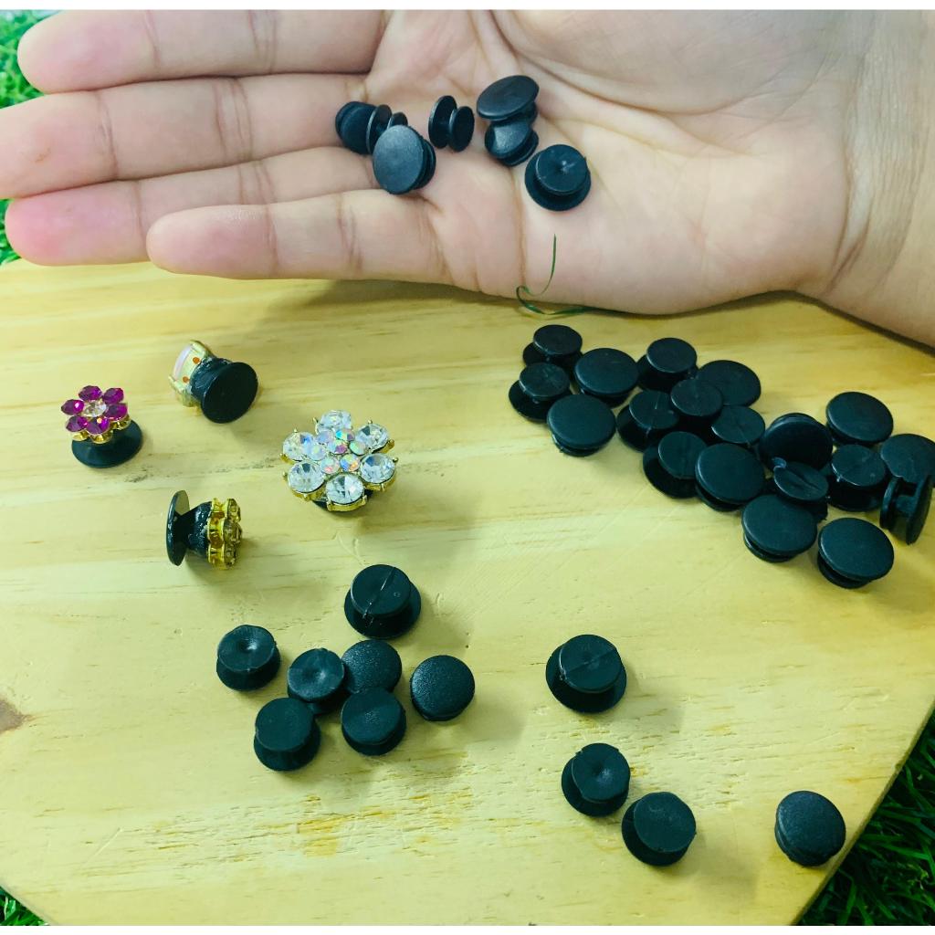Botons Adaptador Pin para Aplique Plastico 20 Peças (Infantil e Adulto) para Babuches e Croc
