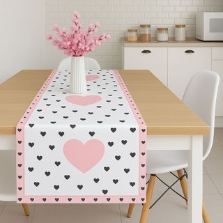 Caminho de Mesa Trilho Passadeira Retangular Toalha Estampada 4 ou 6 Lugares 1,35x0,35 De…