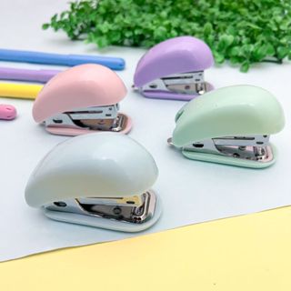 Mini Grampeador Colorido Tom Pastel 24/6 e 26/6 até 15 Folhas - Yins em Oferta na Shopee