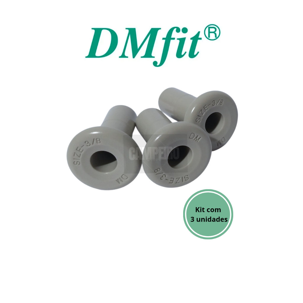 DMfit Kit Tampão Conexão rápida - Tampão Pino 3/8″