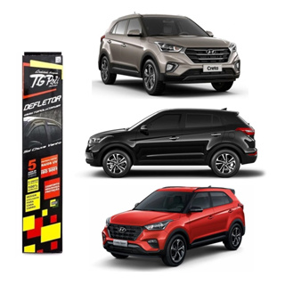 Calha Chuva (Defletor) Creta 2017 2018 2019 2020 e Versões Smart e Action 2021 À 2025 Tgpoli 25.007 em Oferta na Shopee